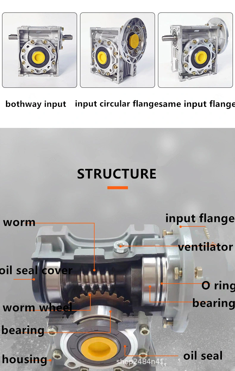 Nmrv - 030 Worm para velocidades Worm miniatura do Redutor de Velocidade