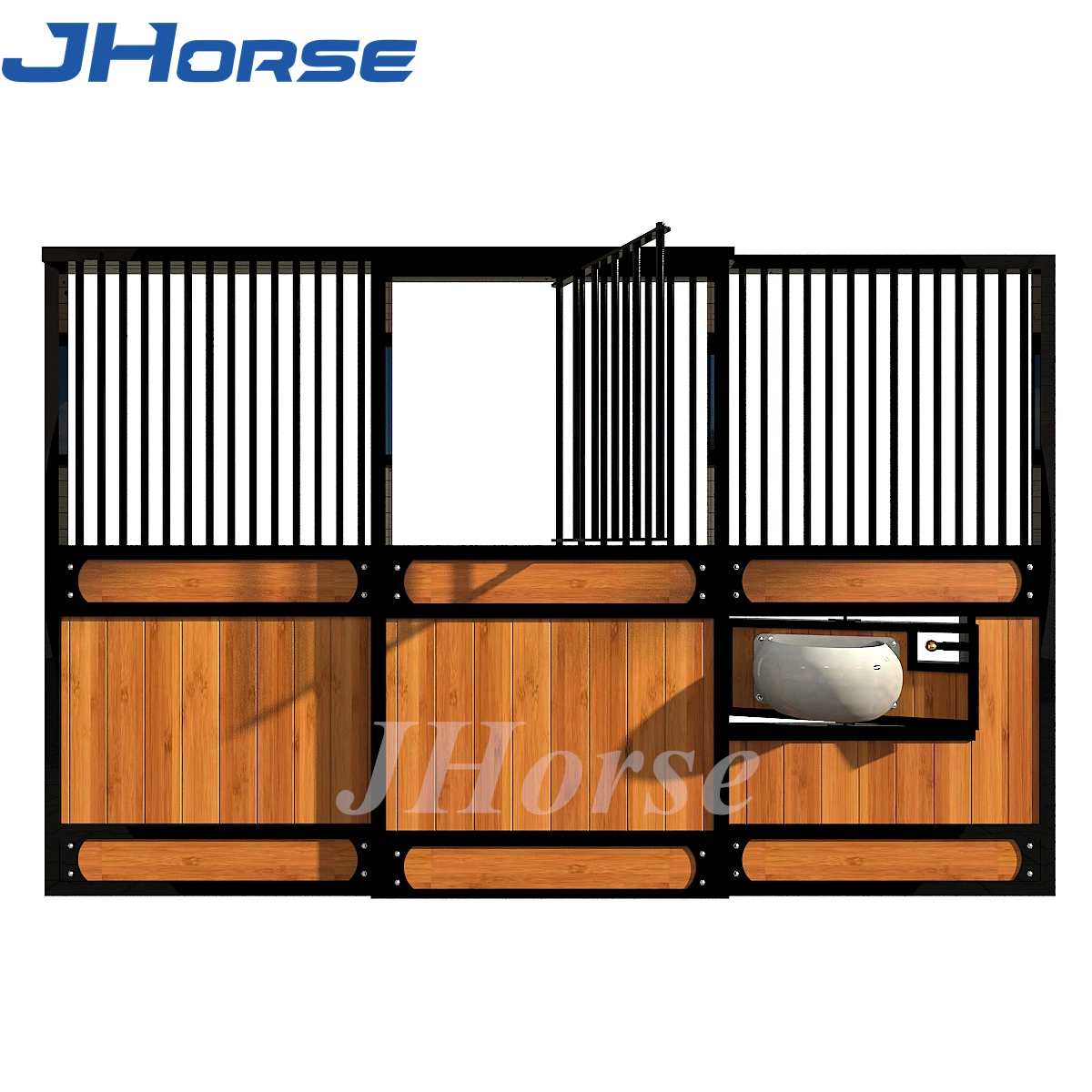 Equipamento de deslizamento de gama profissional Horse Stall for Home Farm Horse Estável