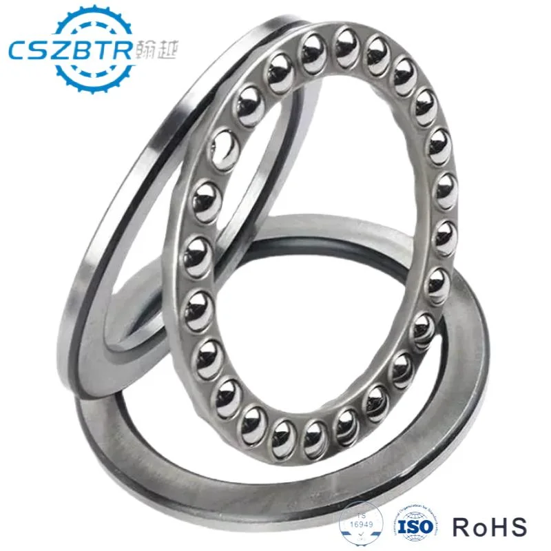 China Miniature Axial Ball Bearings 51203 Thrust Ball Bearing 51203 for Washing Machine 17*35*12 mm