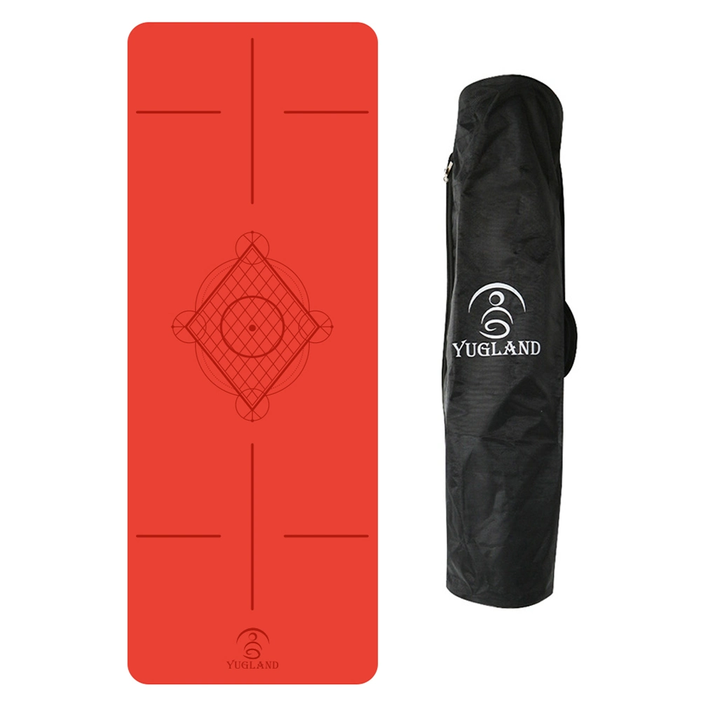 Fitness personalizado línea de posición ecológica de caucho NBR PVC Mat de Yoga PU