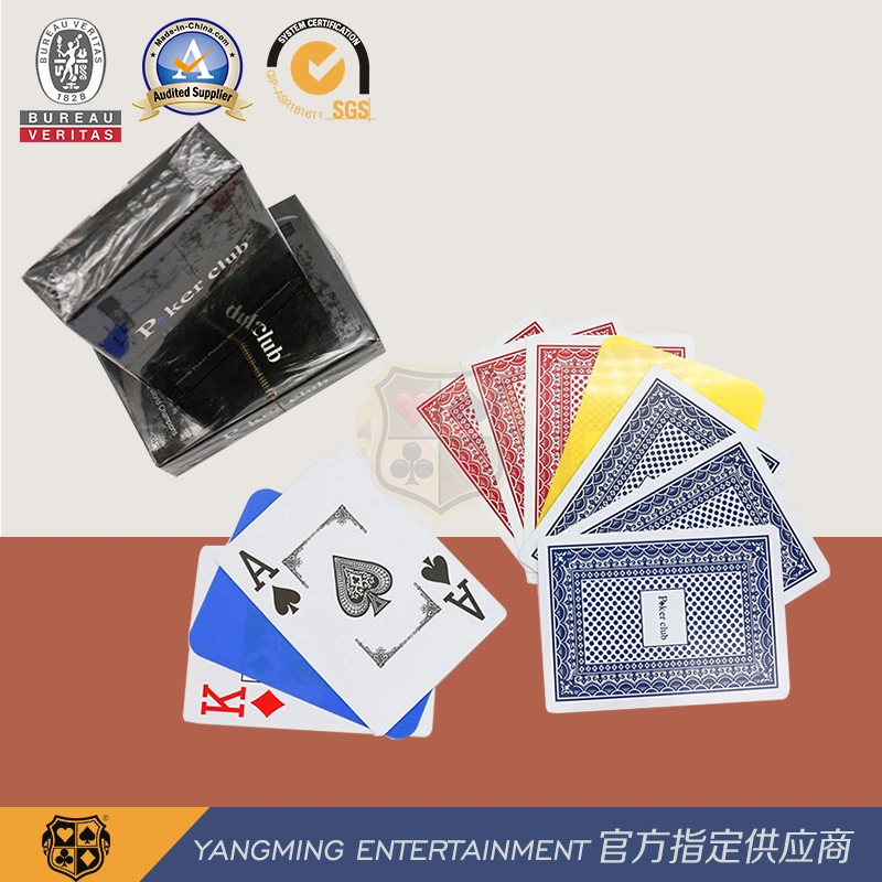 Texas Holdem Large Double-Color Plastic Poker Cards