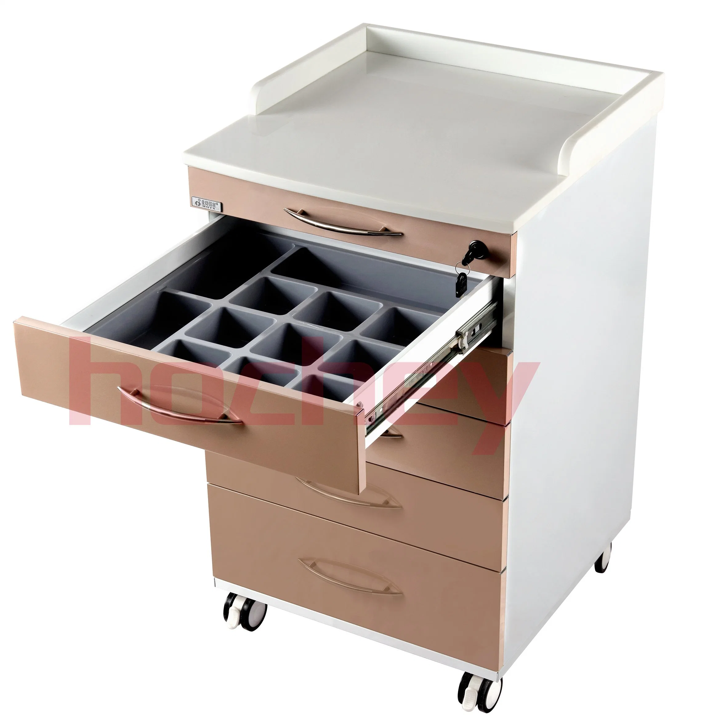 Clínica Dental médico Hochey Mobile gabinete de acero inoxidable