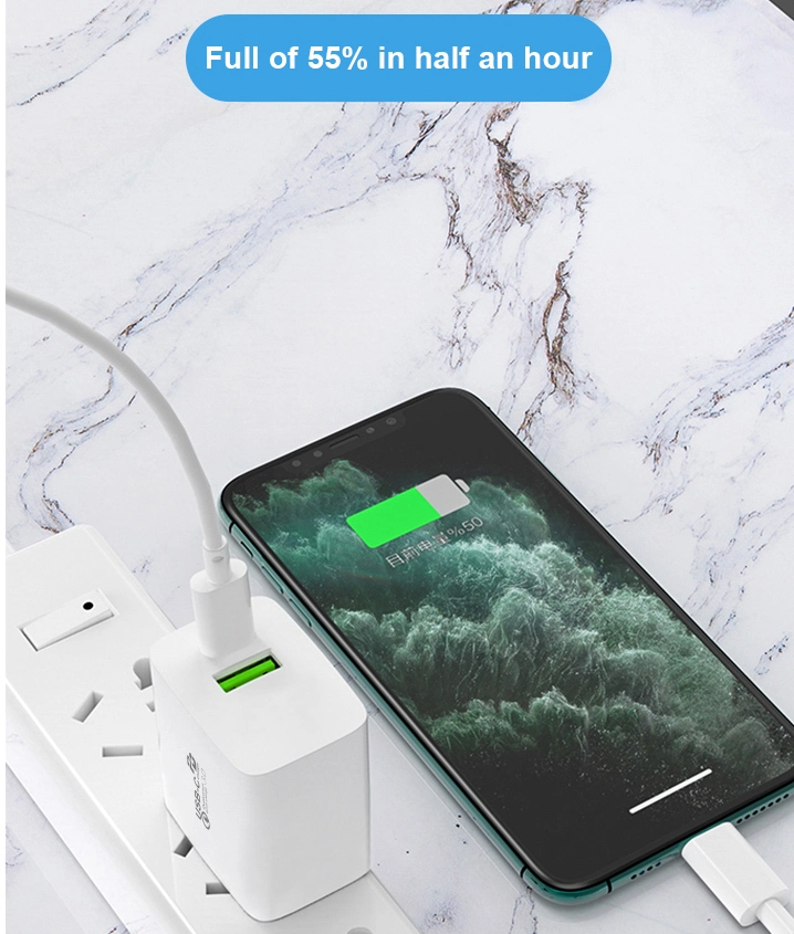 20W universel USB C Chargeur mural pour l'adaptateur Apple Téléphone 12 PRO Appleiphone Max mini pour 11 pour l'iPad 2020 pour Galaxy S10 pour l'air Pods PRO