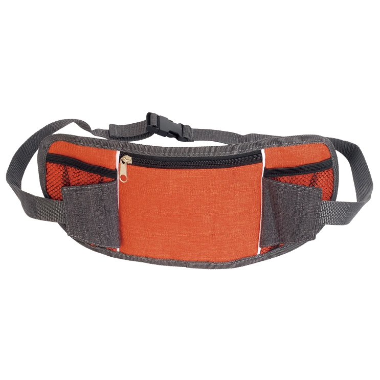 OEM Customized Fashion Design Adjustable Running Belt Leisure Polyester Promotion Gift Sport Gym Waist Bag