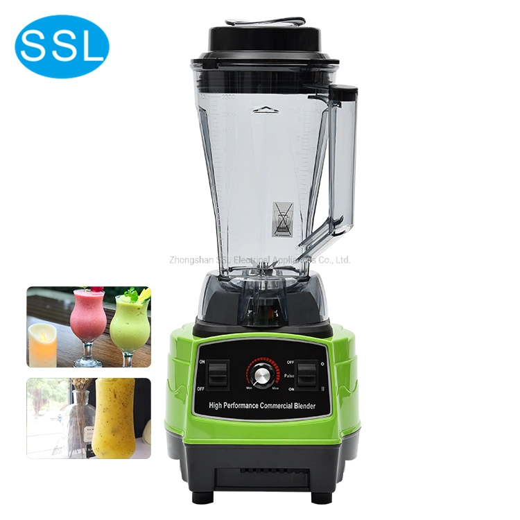 1100W Powerful High Speed Commercial Blender Juicer Crusher for Smoothies Nutritional Nuts Soybean Milk and Sorbet