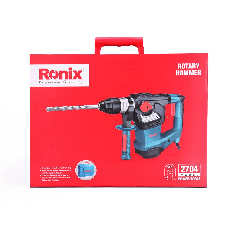 Ronix Model 2704 Industrial Rotary Hammer Drill Electric Power Hammer Crusher Machine