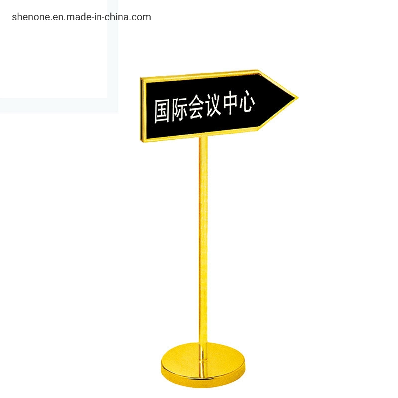 Shenone Wholesale/Supplier Hotel Lobby Information Display Hotel Indicator Acrylic Sign Stand