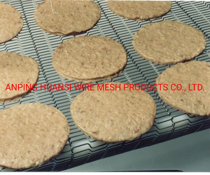 Flat Flex Conveyor Wire Mesh Belt for Cooling Drying/Candy Equipment/Biscuit Baking