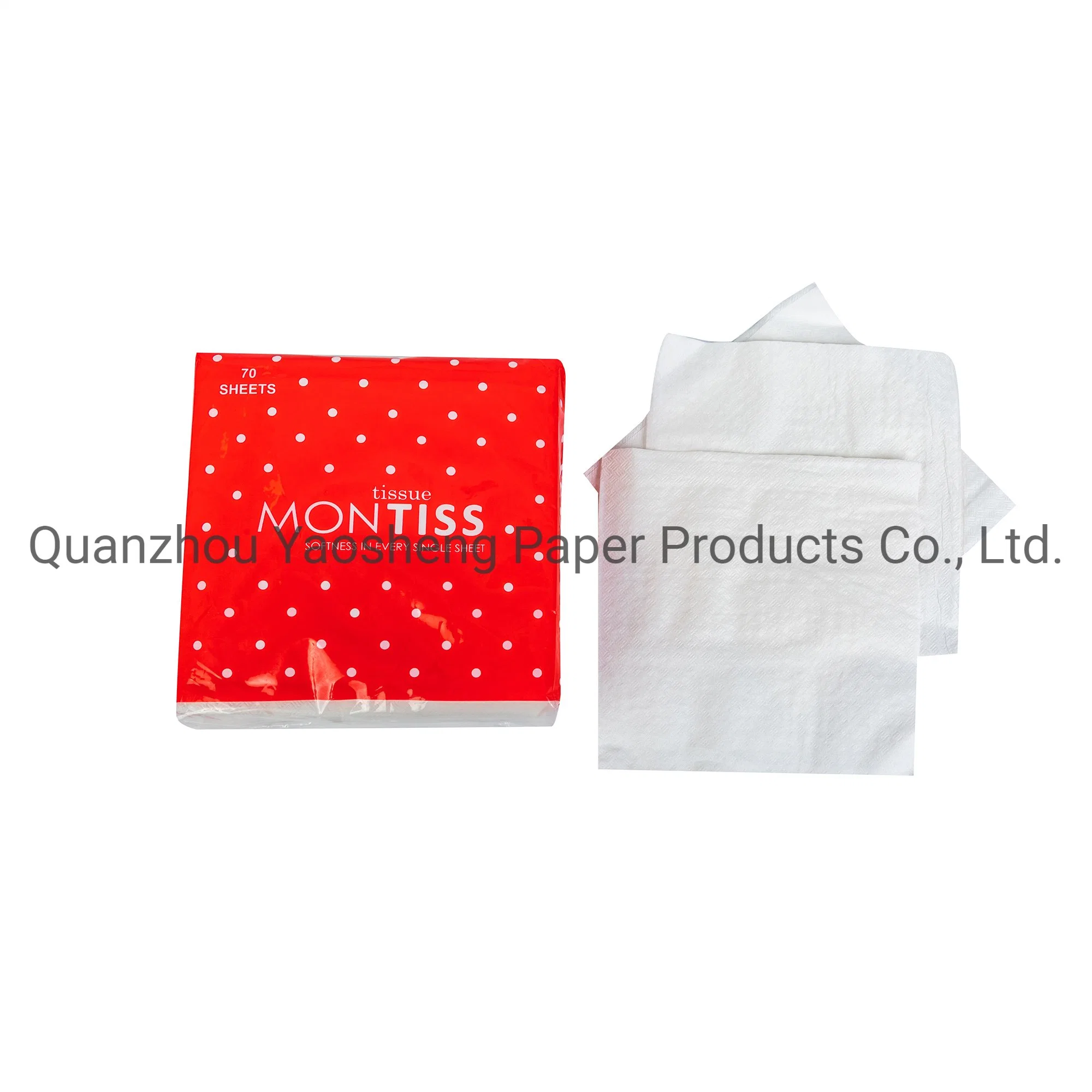 High Quality Restaurant Dinner Napkins 1/8 Fold 2ply Paper Tissue Dinner Napkins