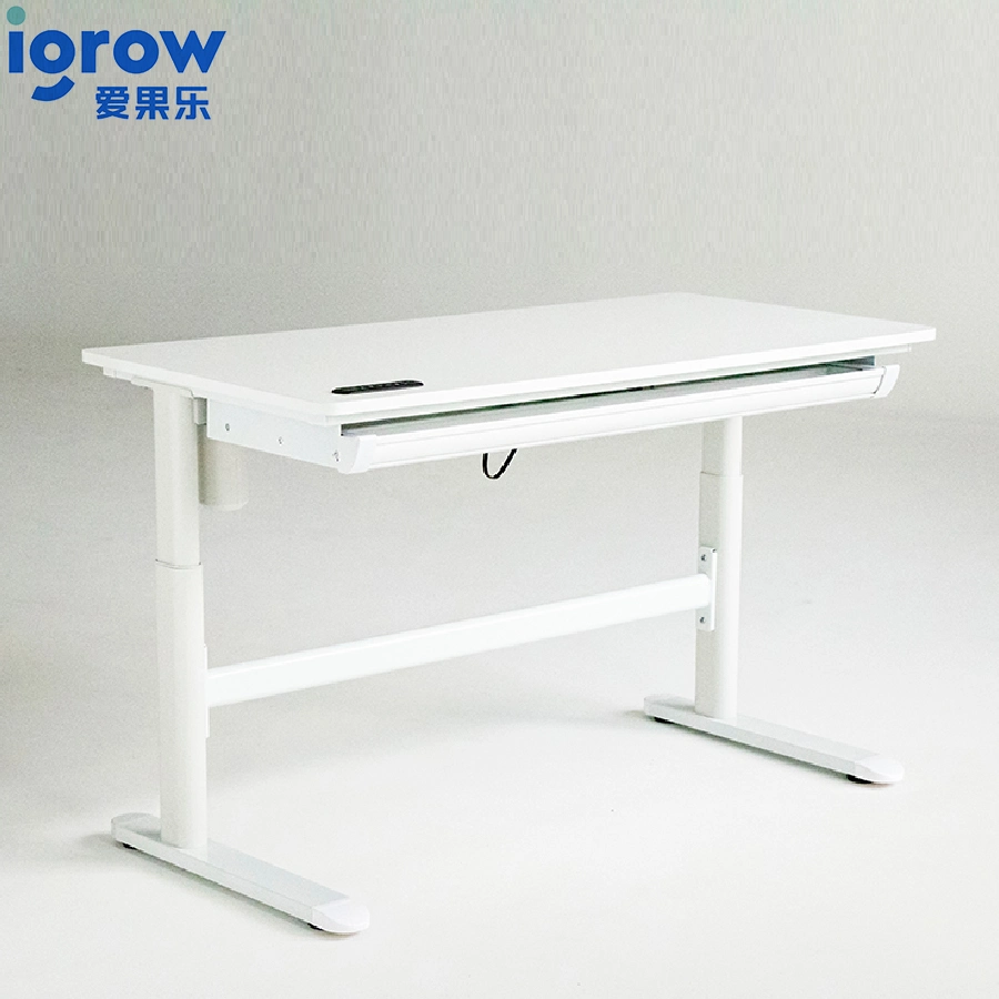 Bd600 Igrow 2023 Nouveau Bureau d'étude de bureau blanc à levage électrique