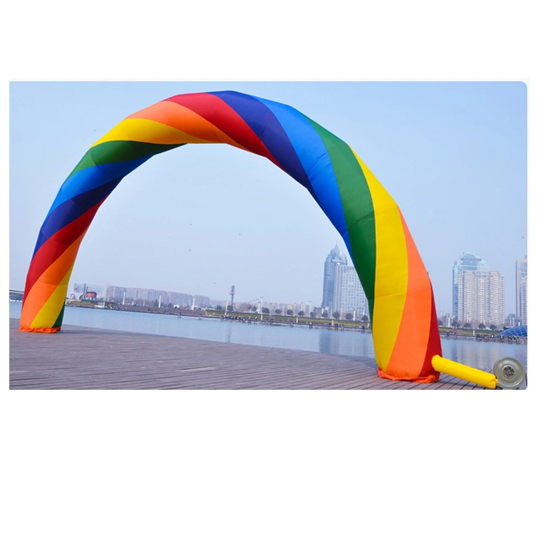 Boyi Event Arch Door Inflatable Archway Rainbow Openning Promotional Arch