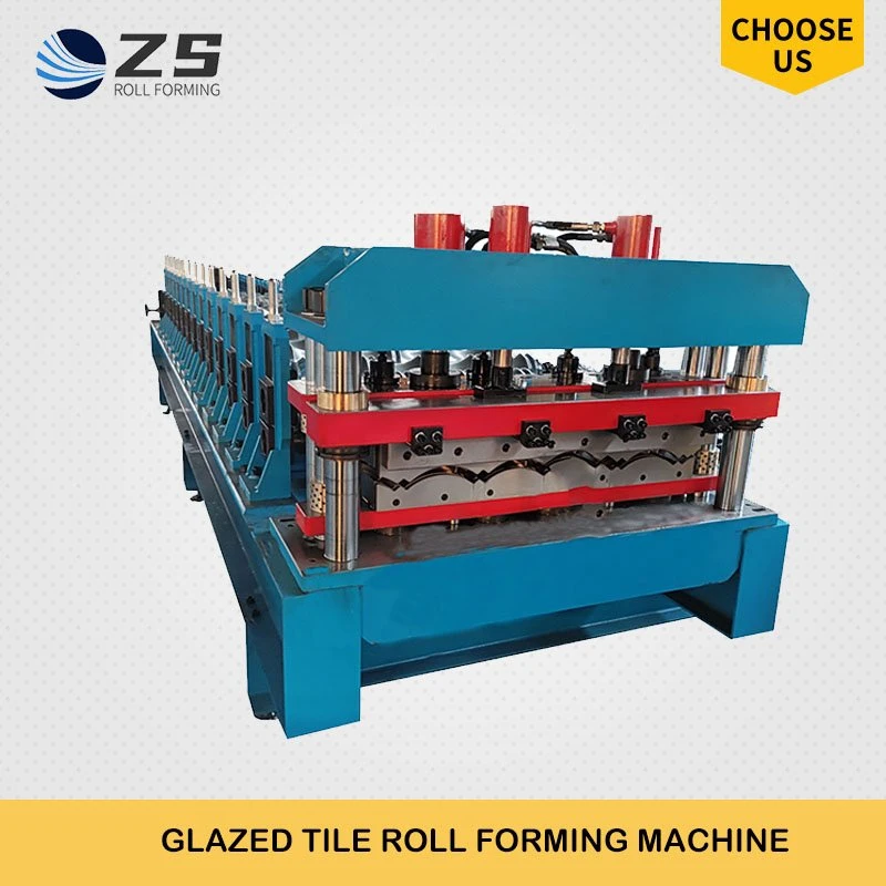 Полированной плиткой роликогибочная машина металлические кровельной черепицы бумагоделательной машины для производства строительных материалов механизма