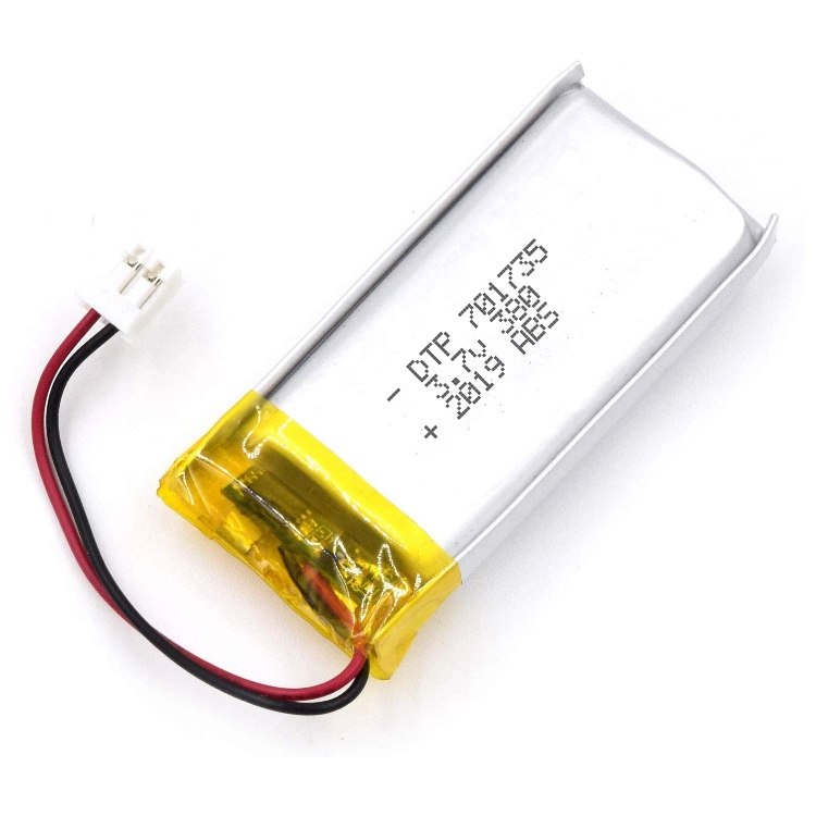 Kids Mini Fan Battery Dtp701735 3.7V Rechrgeable 350mAh Lipo Battery for Smart Watch