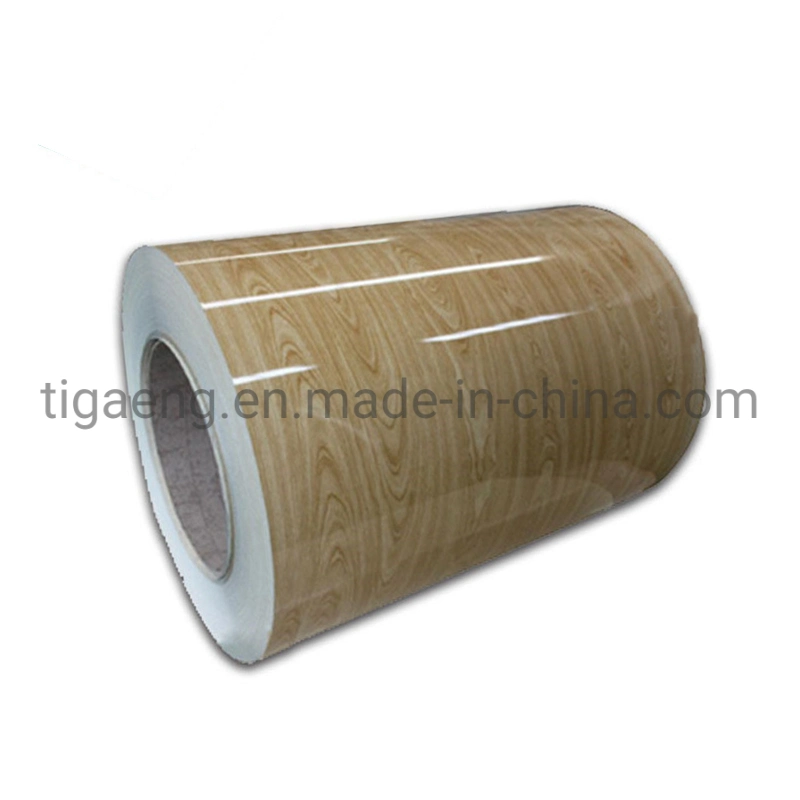 Factory Manufacture PPGI PPGL Steel Coil/Roll Printed Wooden Pattern Galvanized Aluzinc Steel Coil