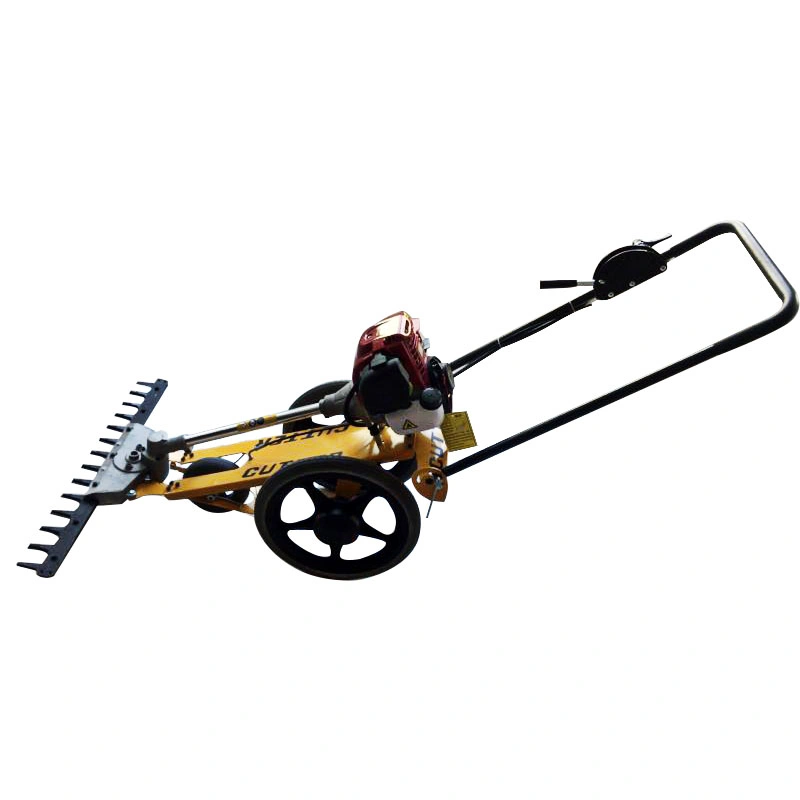 Hand Push 4 Stroke Petrol Cordless Lawn Mover Brush Cutter Price