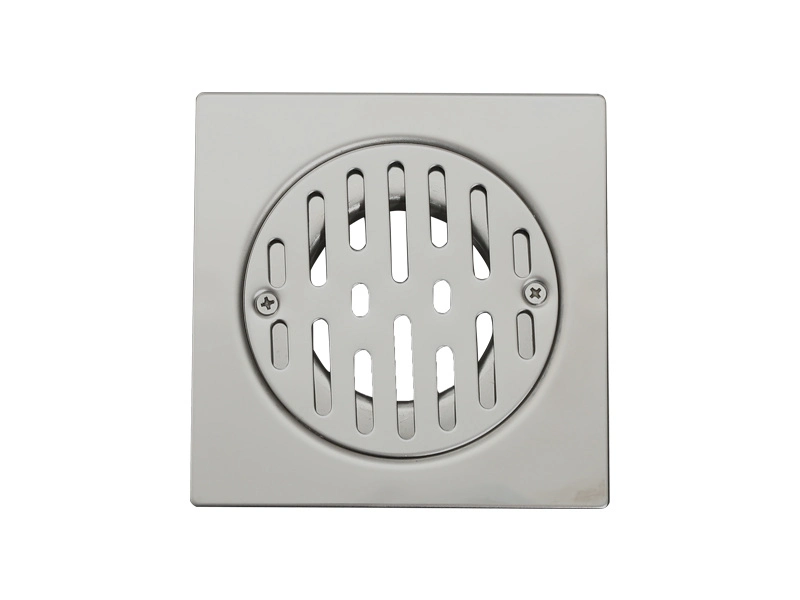 Shower Brass Drain Cover Anti-Odor Stainless Steel Bathroom Floor Drain