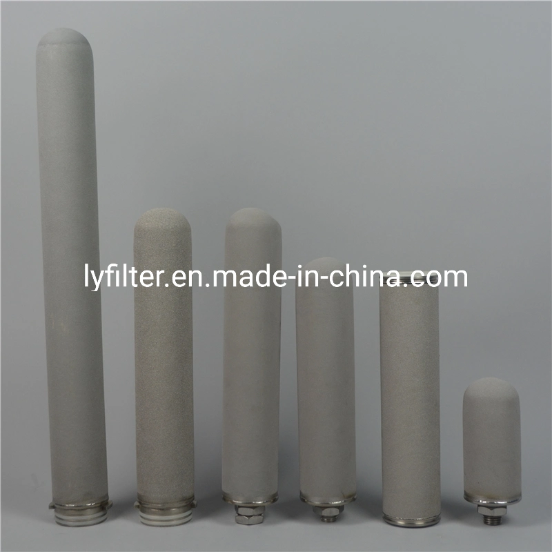 OEM Micro Porous Sintered Titan Pulver Rohre Titan Filterpatrone / Kerze / Stange / Rohr