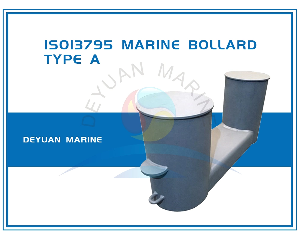 Marine double en acier de moulage d'amarrage13795 Bitts Bollards ISO de type A