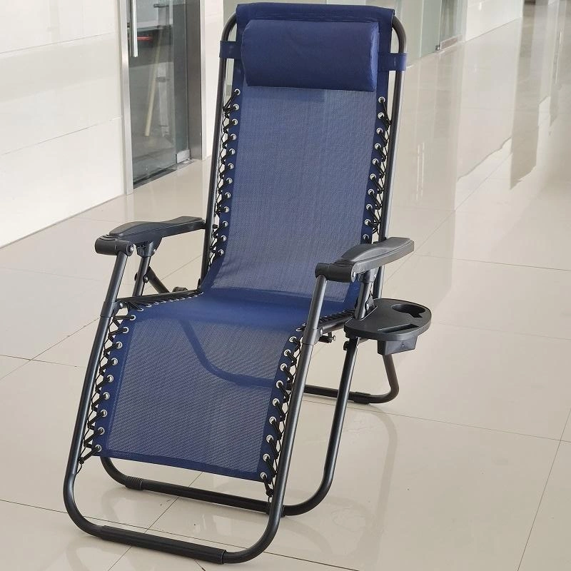 Piscina Zero Gravity Lounge cadeira dobrável para piscina de lazer ao ar livre