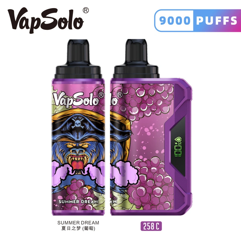 2023 وصول جديد Vape Randm قلم 9000 Piffs Vape Device الجملة Vape Tornado 9000 Puff 9K Disposable/Chargeable Vape مع عرض الشاشة