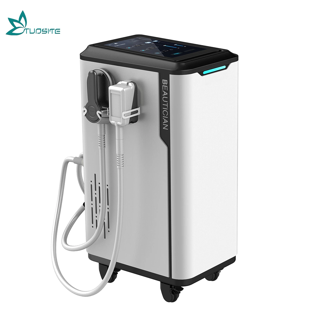 360 Degree 2 in 1 EMS Cryo Cryotherapy Cool Body Shape Fat Removal Emslim Cryolipolyse Cryo Therapy Slimming Machine