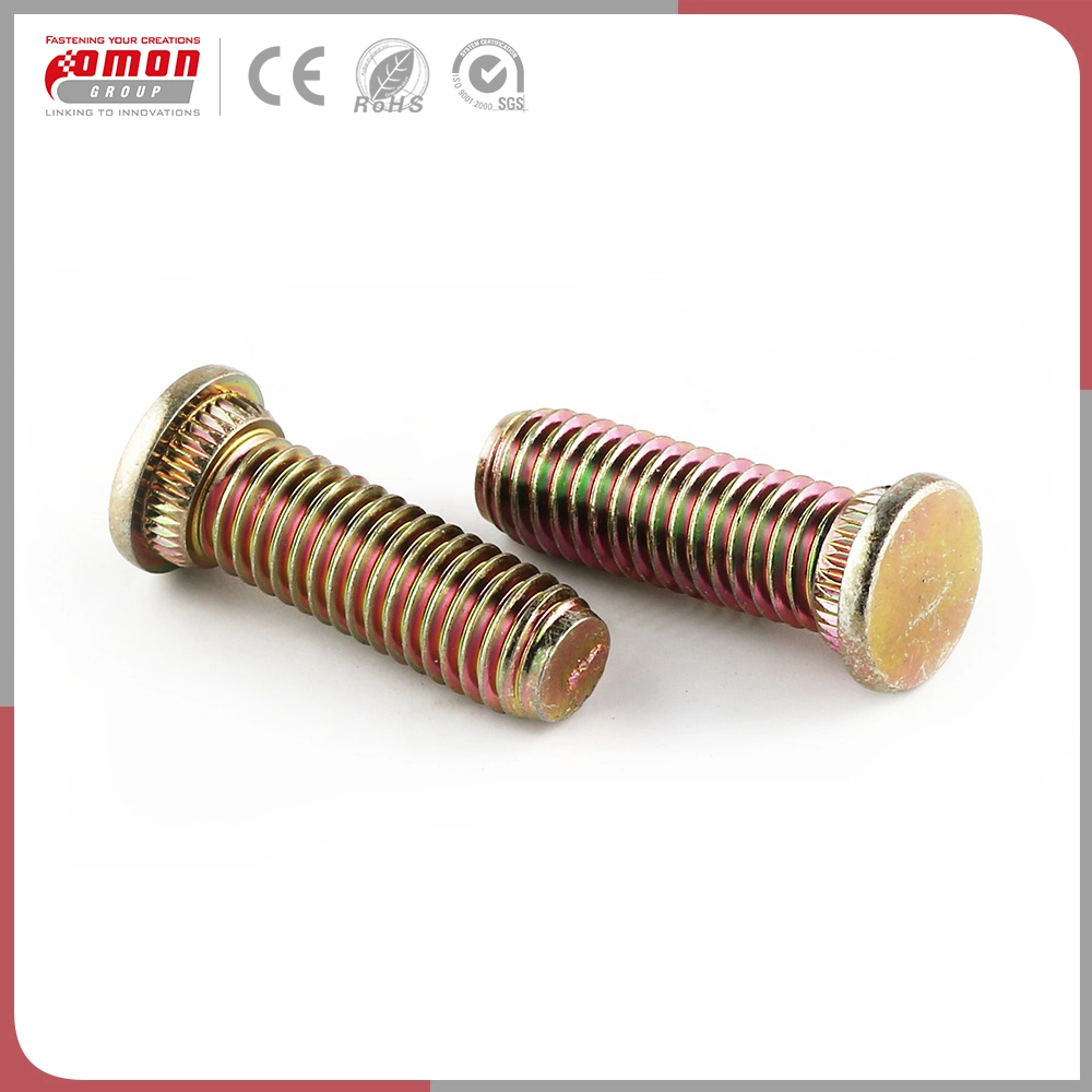 Customized Self Clinching Metal Threaded Stud Stainless Steel Fitting