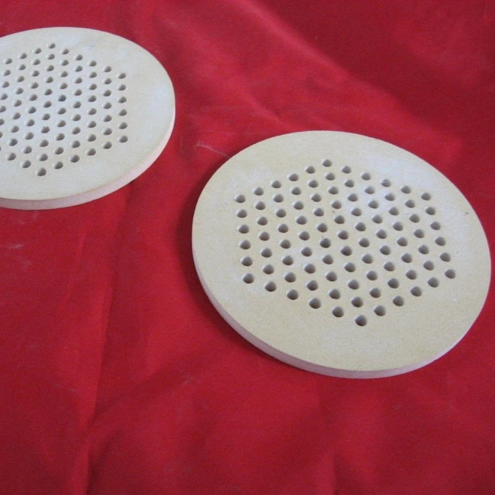 Manufacturer Customized High Temperature Resistance Refractory Thermal Shock Cordierite Ceramic Heating Radiant Disc