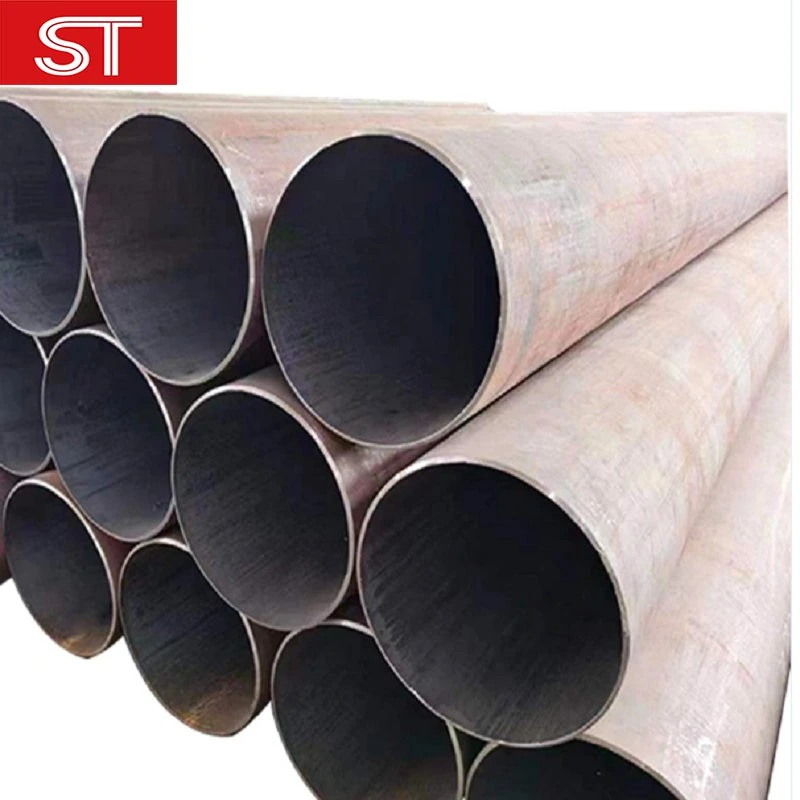 Large Avaiable ASTM A106 A53 Sch40 Q235A Q235B Q345 8mm 10mm API EMT Mild Fluid Water Gas Round Welded Hot Rolled Seamless Carbon Steel Tube