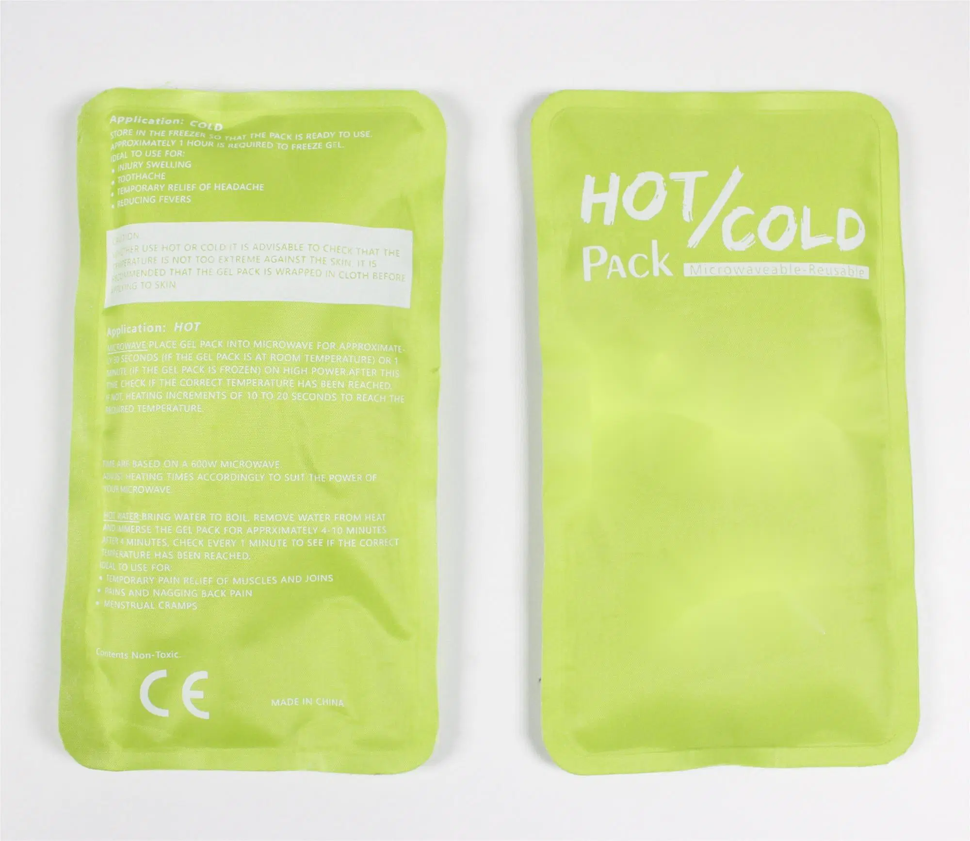 Prix d'usine Approuvé CE ISO Premiers Soins Portable Réutilisable Coussin de Refroidissement à Gel à Chaud Froid de Longue Durée pour Douleurs Sportives.