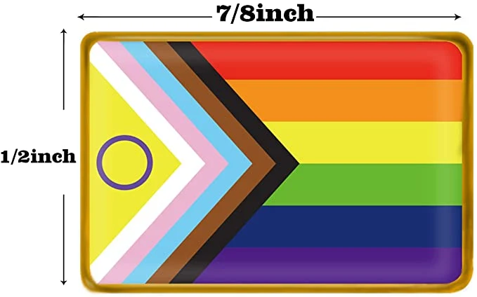 New Pride Design Clothing Work Custom Nurse Rainbow Flag Enamel Pins Gold Plated Badge with Packaging Box