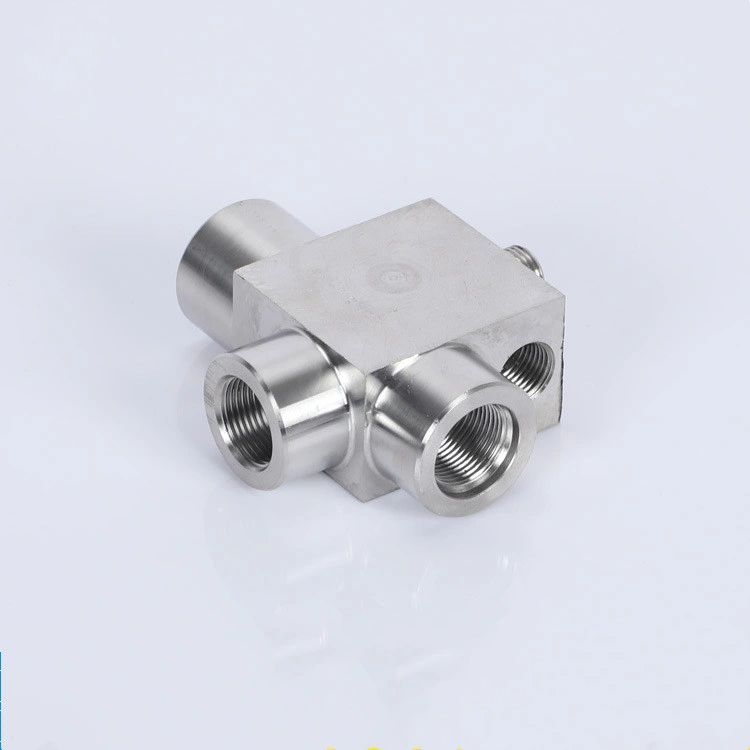 Pipe Adapter, Pipe Connector, 3 Way Good Stability for High Pressure High Temperature