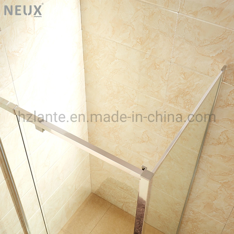 Hot Sale Bathroom Simple 6mm Glass Shower Room with Pivot Hinge (TSE P8080)