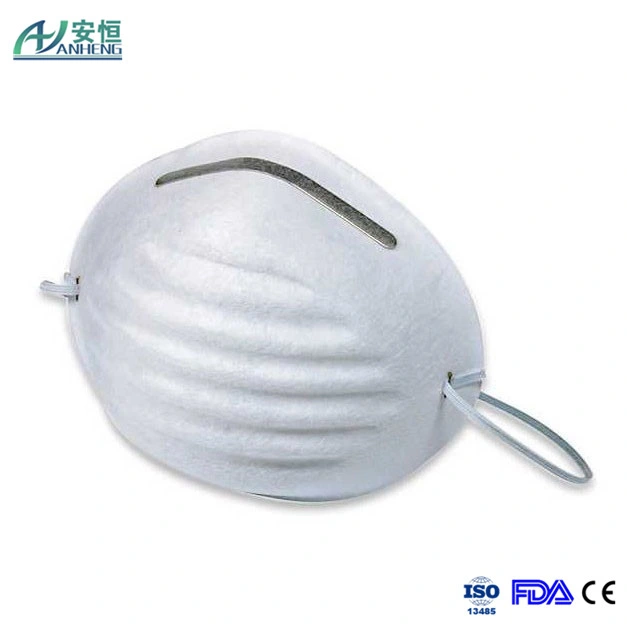 Disposable 3 Ply Facial Mask Cover with Elastic Earloops for Industry