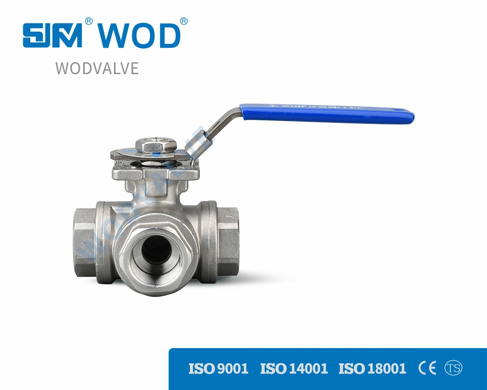 3way Ball Valve CF8/CF8m