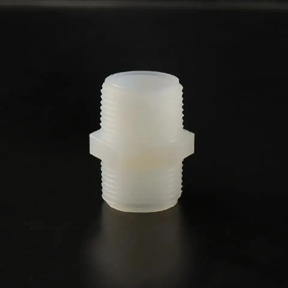 Nylon Plastique PP 2 voies du tuyau flexible 3/4" NPT de l'égalité de l'aération de liquide de raccords de tube droit Connecteur rapide