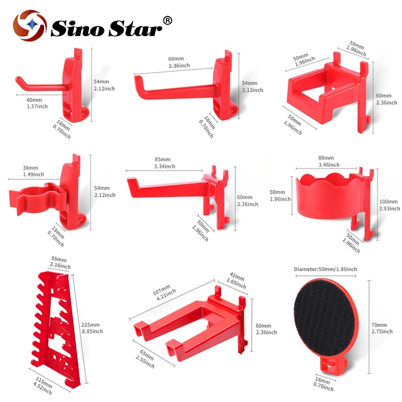 لوحة تعليق أدوات الأجهزة المثبتة على الحائط صندوق تخزين قطع غيار صندوق أدوات مرآب ورشة عمل حامل أدوات السيارة لتنظيم السيارة
