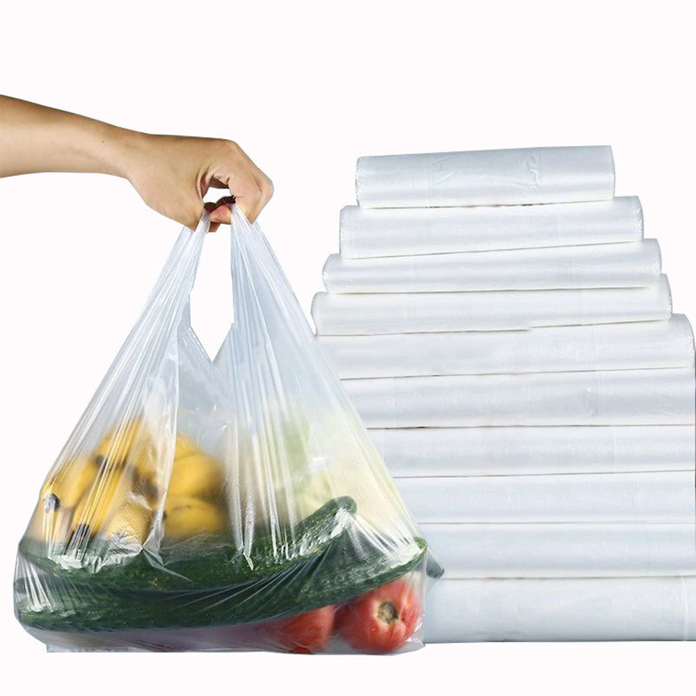 Biodegradable Resin PLA Pbat Carrier T-Shirt Bags Plastic Biodegradable Materials