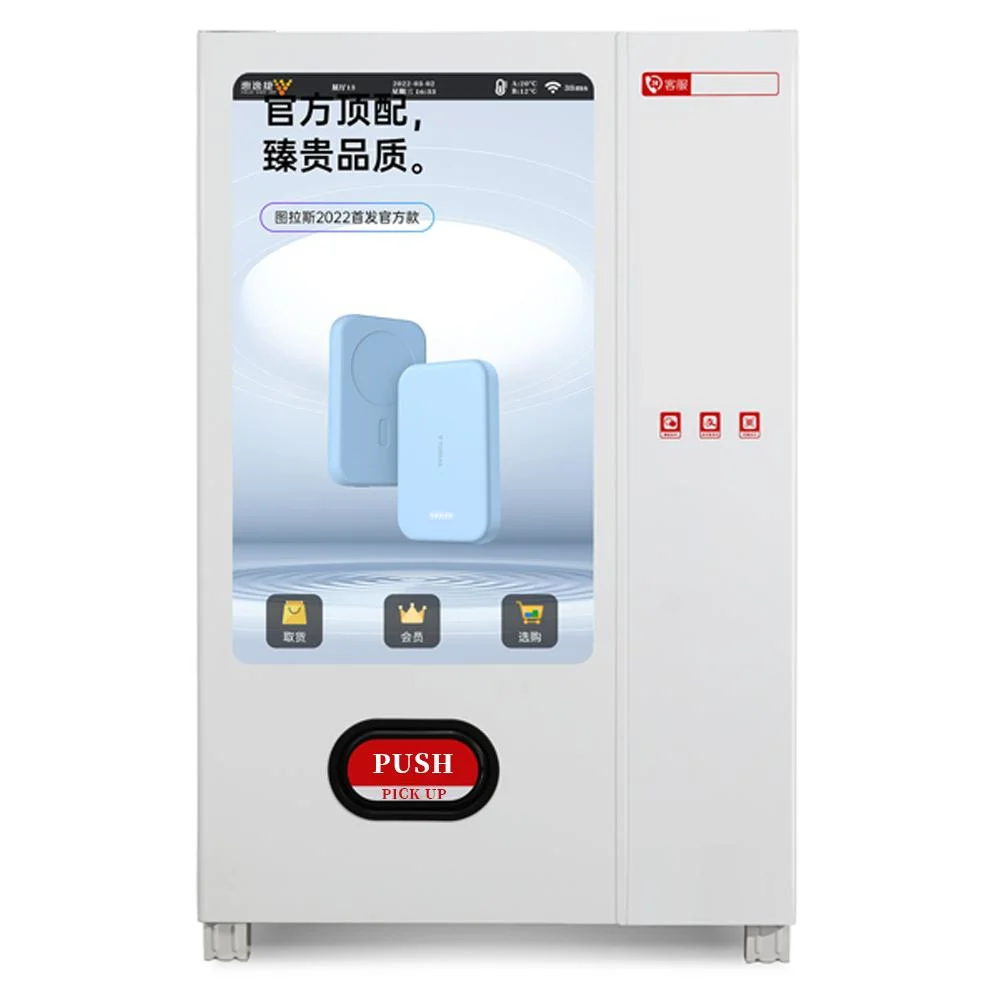 55 Inches Touch Screen Elevator Vending Machine 2022 Vendlife Vending Cold Drink and Snack Standard: Coin and Bill Free Spare Parts