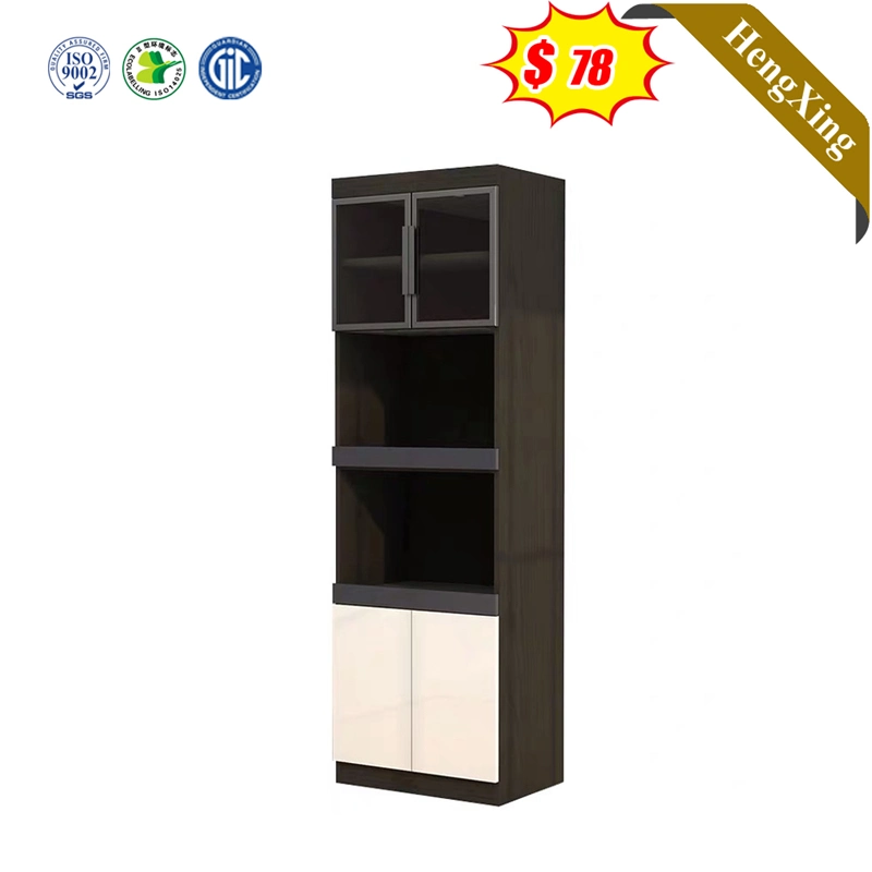 Modular Modern MDF Wooden Hotel Home Furniture Showcase Wine Shelf Kitchen Living Room Cabinets