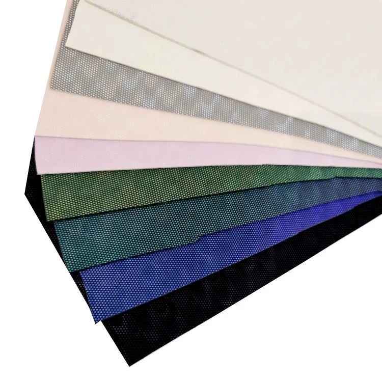 Soft Fiber Synthetic Leather for Shoes Lining with Non-Woven Backing Customized