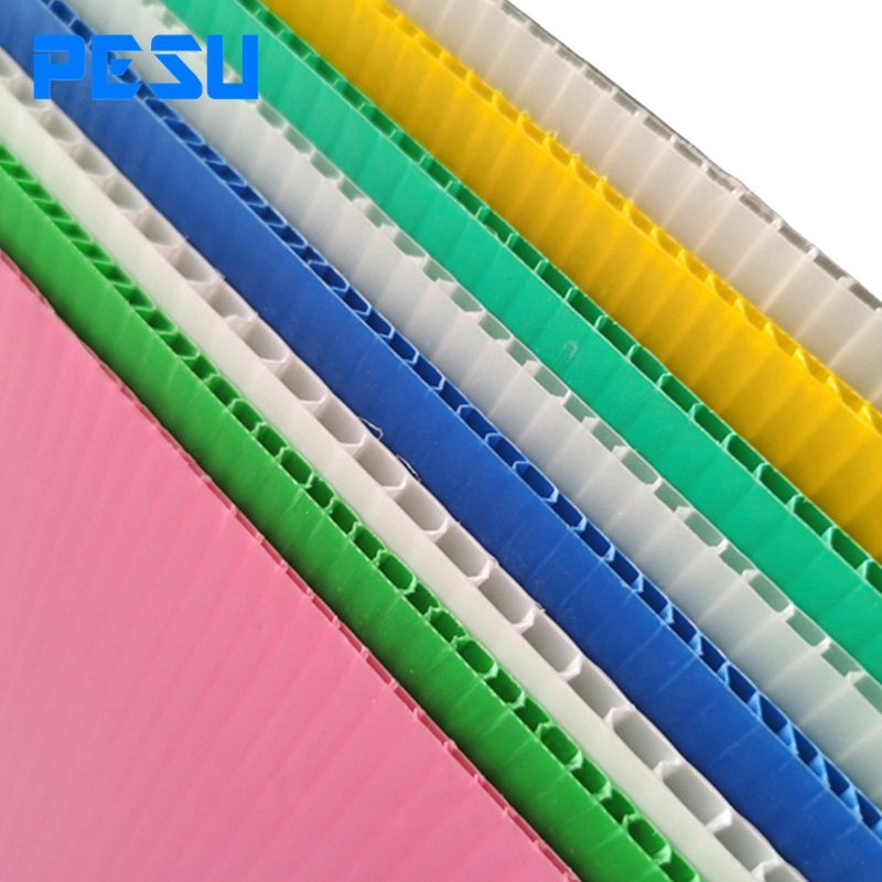 White Plastic Sheeting PP Corrugted Twin Wall Polypropylene Sheet