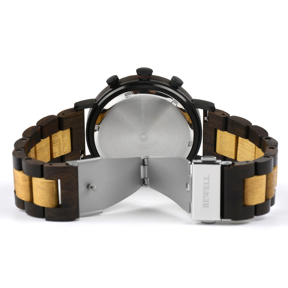 Classic High End Metal Black Walnut Wood Water Resistant Men Prudence : bois