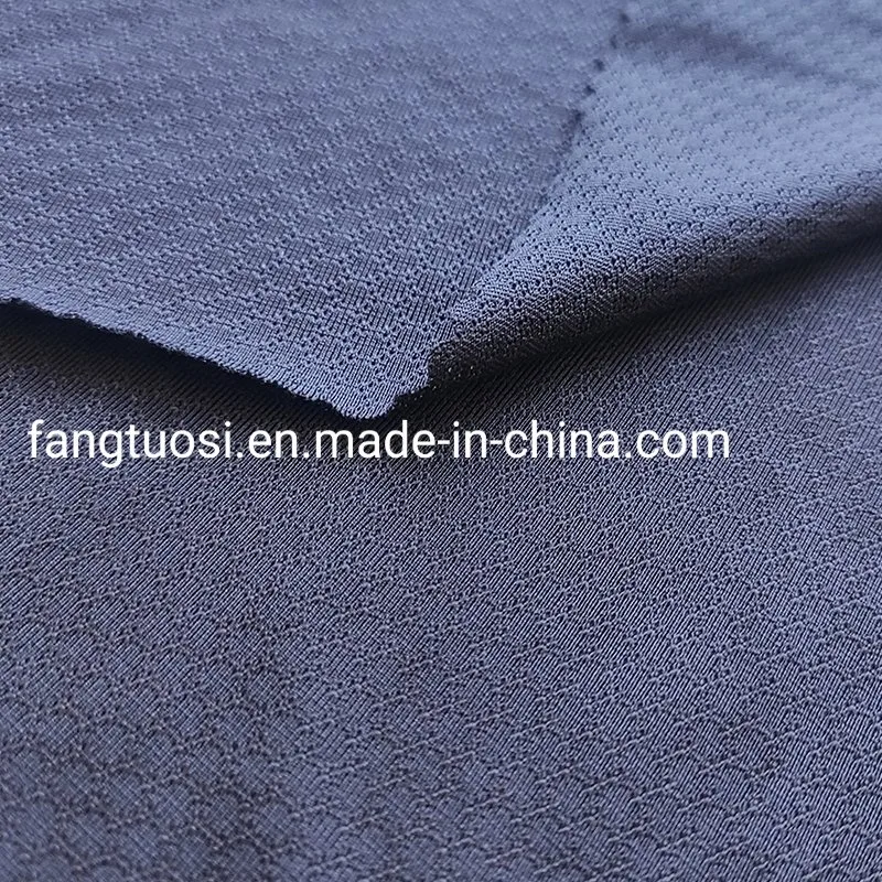 Hot Sale Anti Bacterial Spandex Nylon Hexagonal Mesh Sport Wear Fabrics Textiles