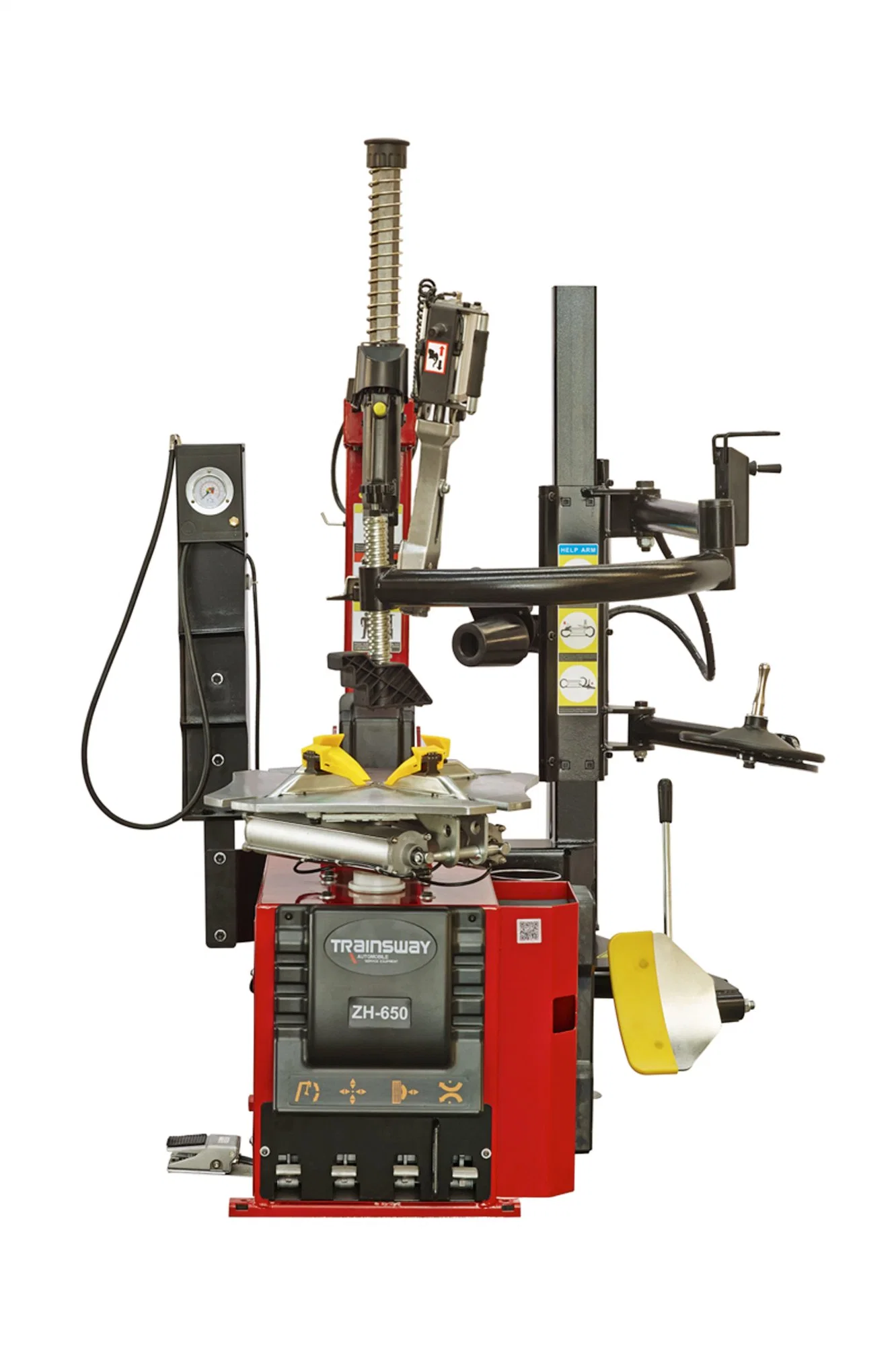 Garage Equipment Heavy-Duty Tilt-Back Tire Changer with Assist Arm Trainsway Zh665ra