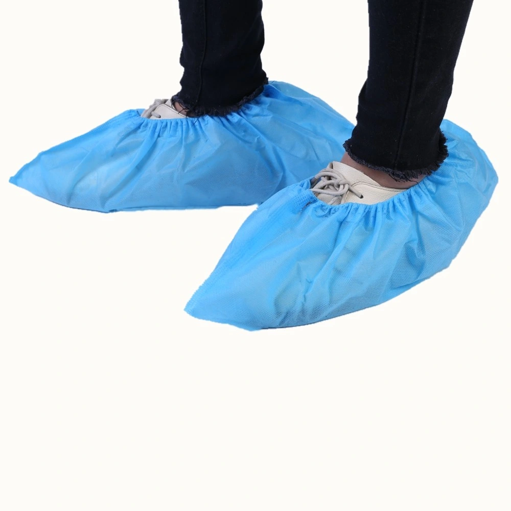 Medical Hospital Waterproof Nonwoven PP Anti Slip Dust Foot Shoe Cover