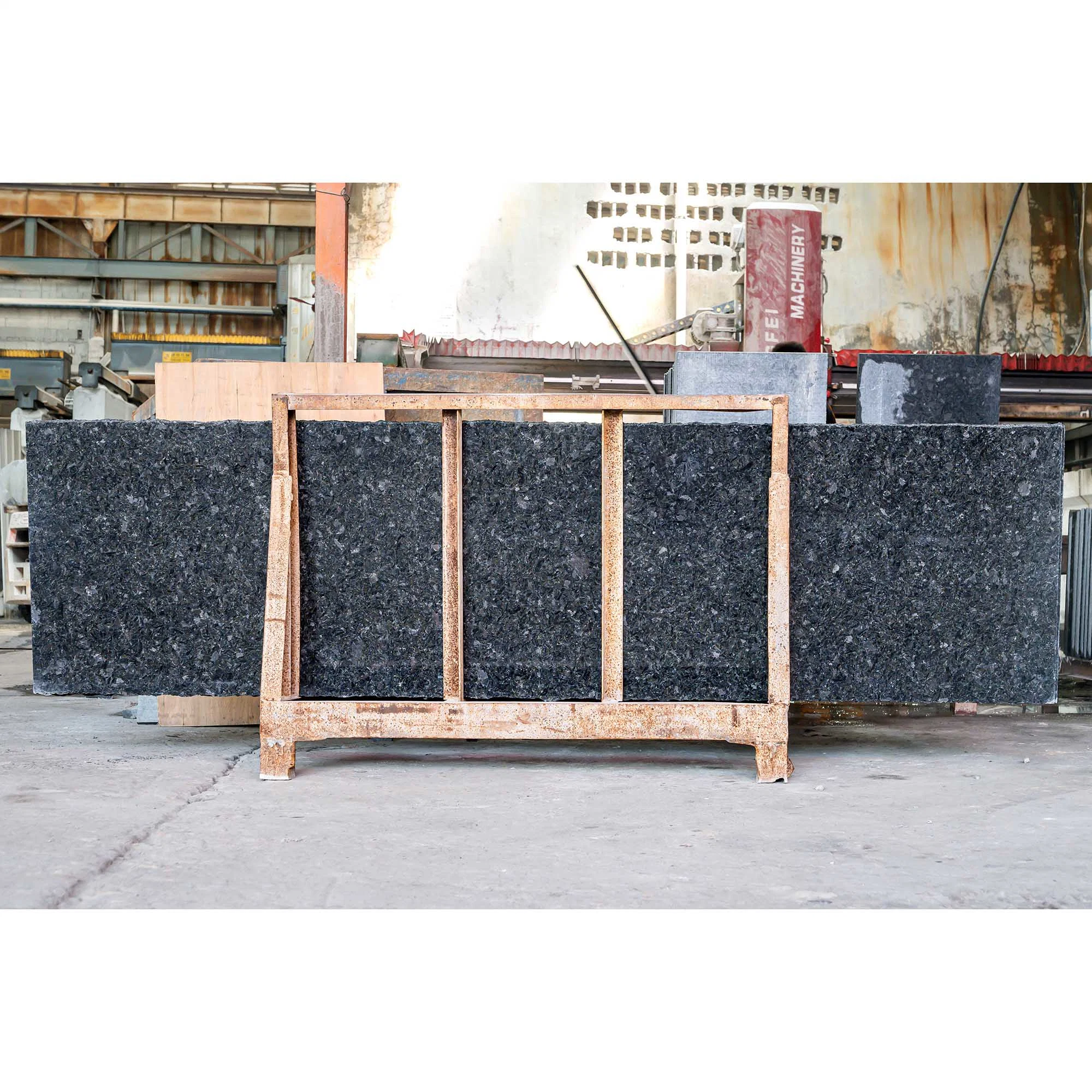 Natural Angola Black Stone/Indoor Outdoor Flooring/Countertops/Fireplace/Floor Tiles/Stairs/Wall Tile/Tombstone /Granite Slab