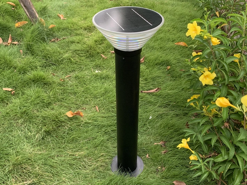 High Lumen 5W Solar Power LED Lamp Outdoor Lighting Solar Garden Lamp with Warm+ White LED Light