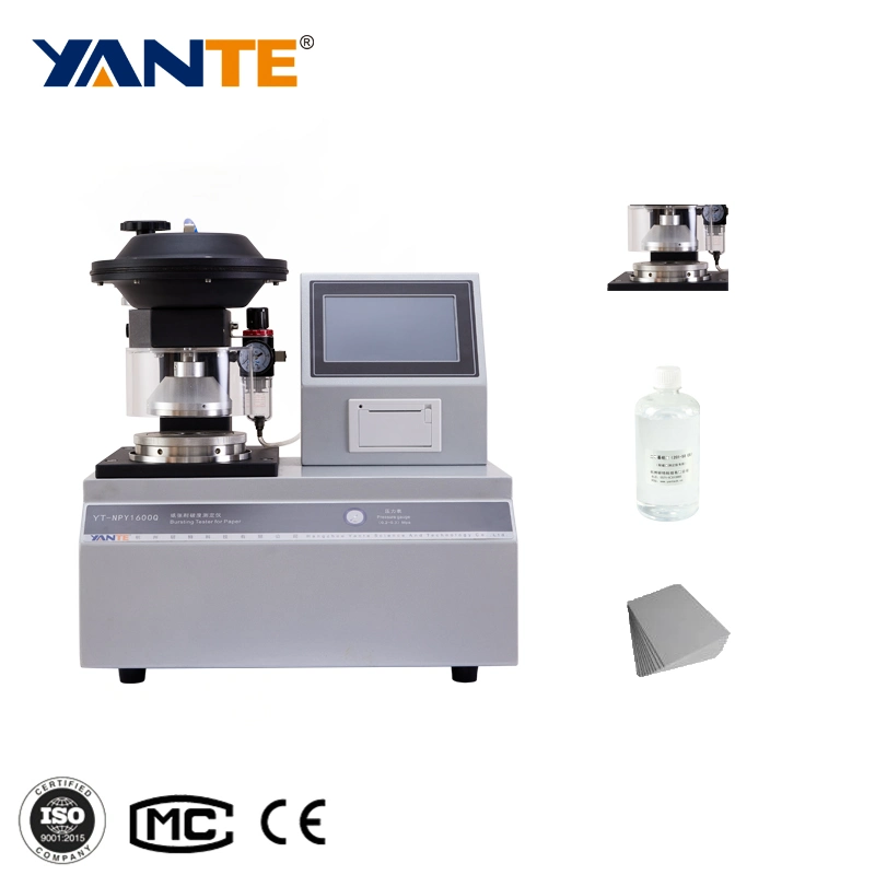 Yt-Npy1600q Top Quality Bursting Strength Testing Machine Burst Test Equipment Bf Burst Factor Tester