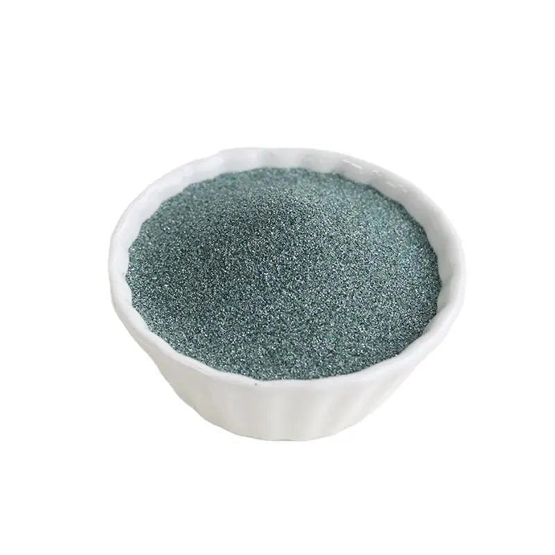 Abrasives Polishing Media Sandblasting Black / Green Silicon Carbide Powder