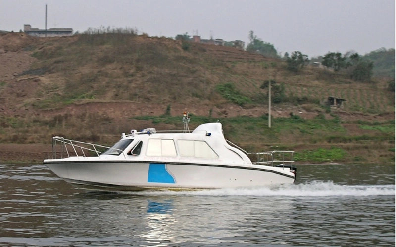 Js-828b New Style FRP Working Patrol Boat with Cabins